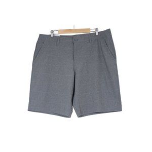 Hang Ten men's gray 11" athletic hybrid stretch outdoor‎ golf shorts 40
